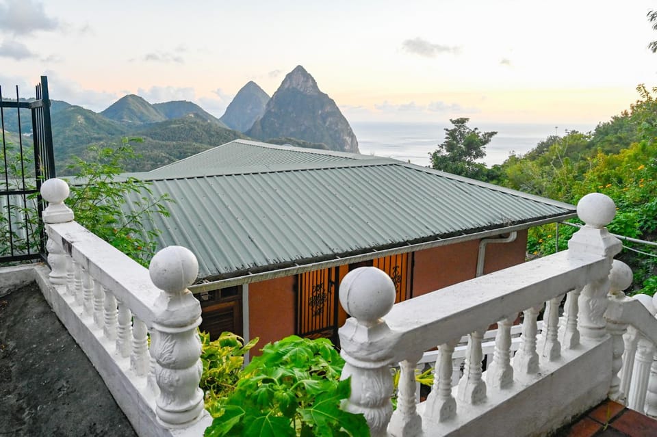Piton Villa Deck House in Caribbean