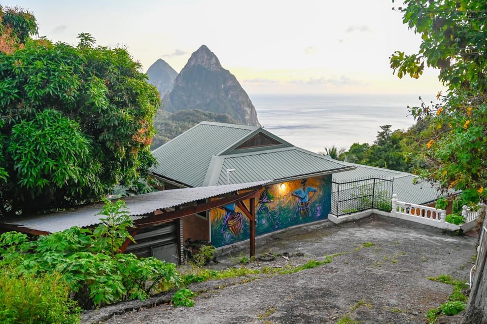 Piton Villa Deck House in Caribbean