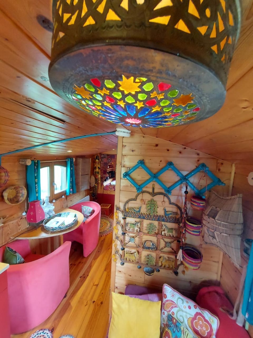 La roulotte de Mouni Nature lodge in Wallonia, Belgium