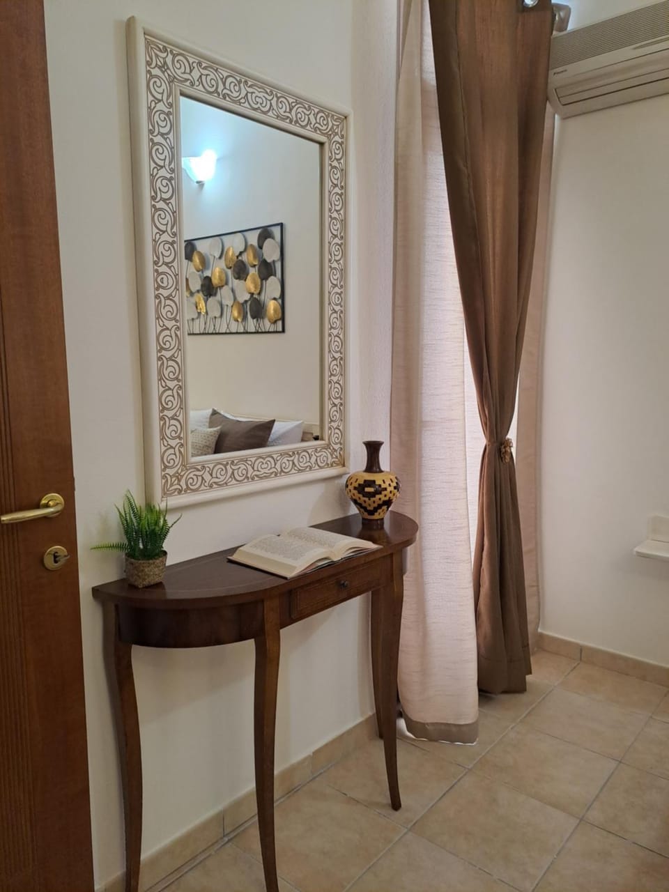 Bedroom, furniture, air conditioner