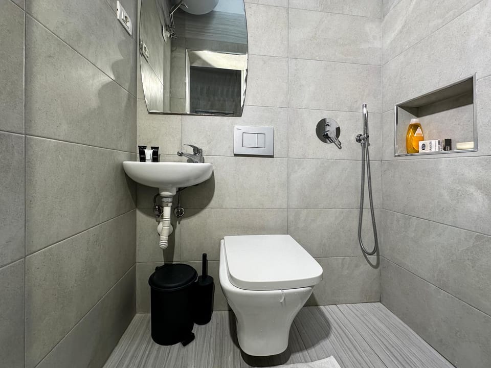 Shower, Toilet, Bathroom, towels