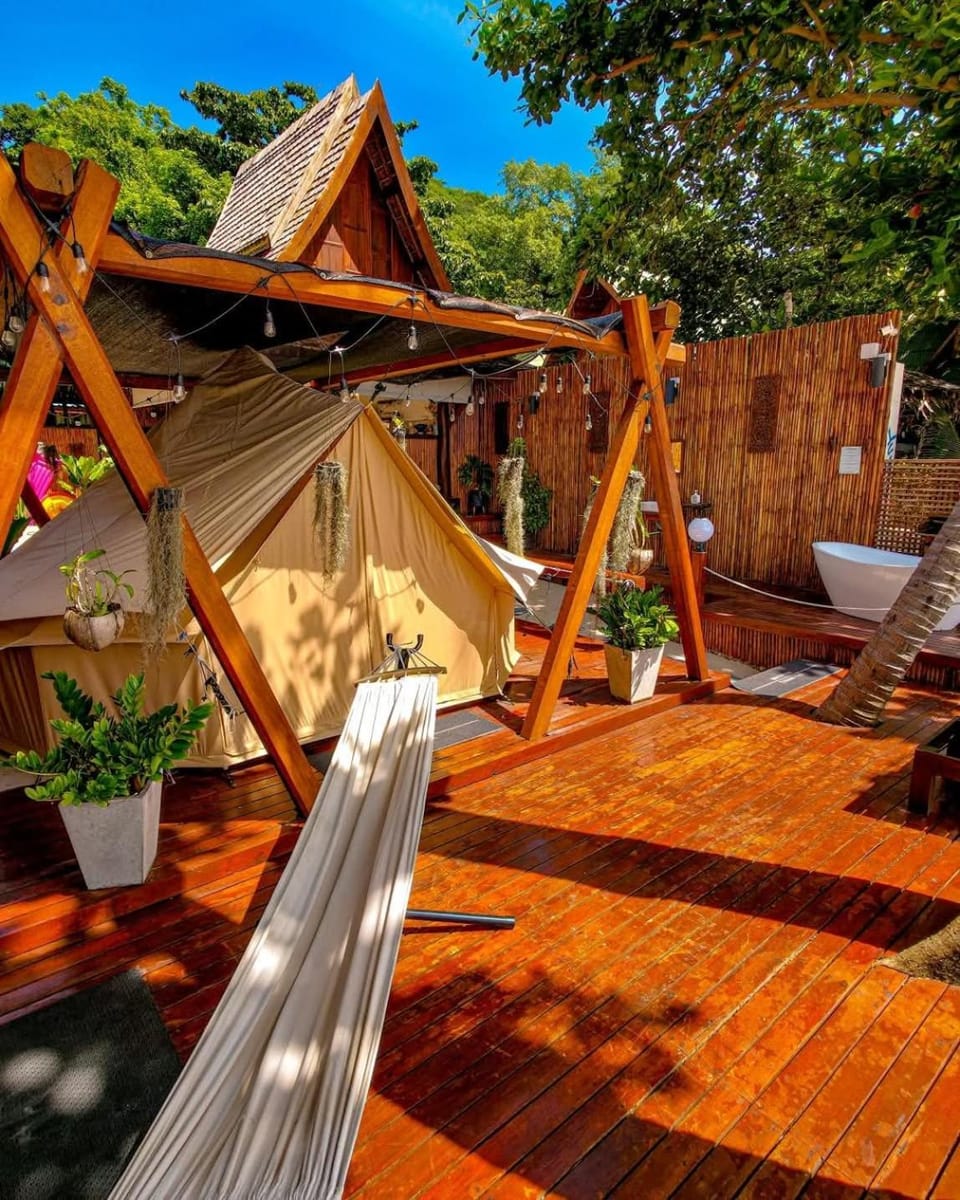 Natures Edge Beachfront Luxury Glamping Koh Tao Luxury tent in Ko Tao