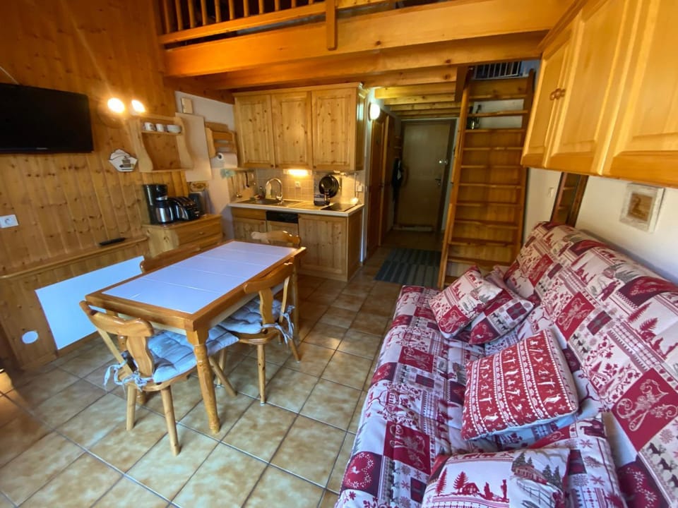 Charmant duplex avec balcon, proche ski et navettes, parking, WIFI - FR-1-693-109 Apartment in Châtel