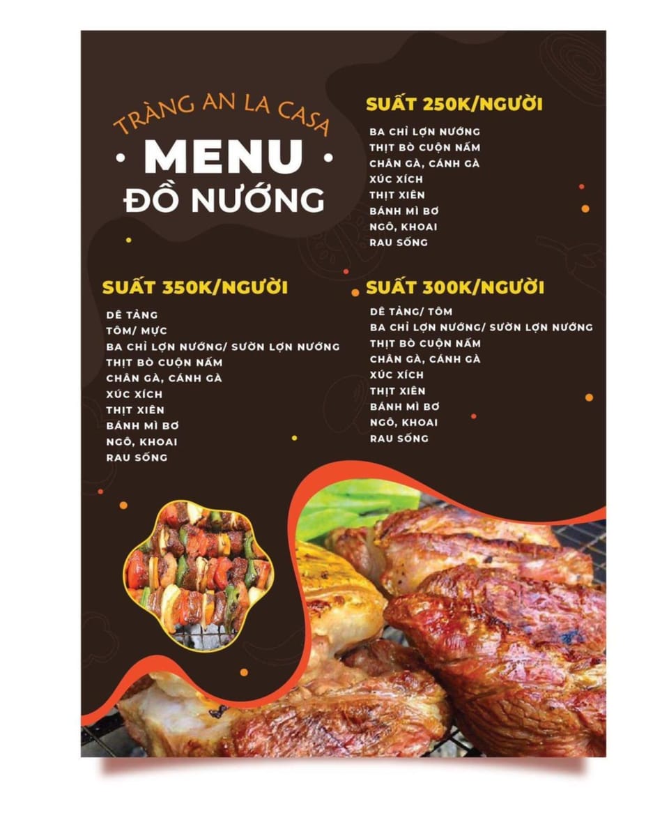 Food and drinks, Text overlay