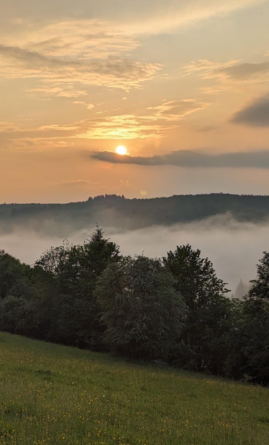Natural landscape, Sunset