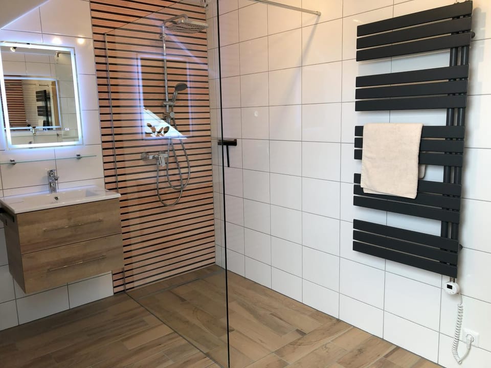 Bathroom, Living room