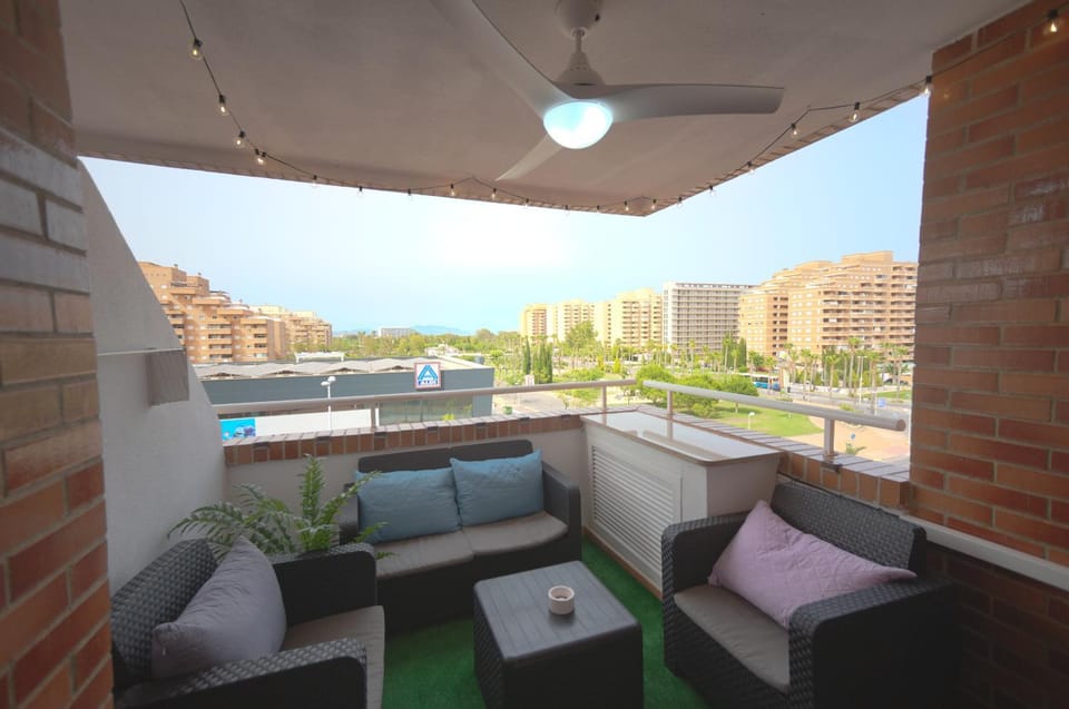 Day, Summer, Balcony/Terrace, Decorative detail, Garden view, Sea view, Entertainment