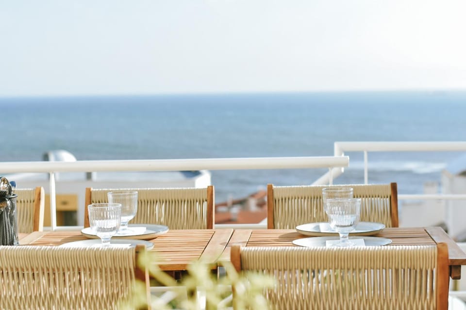 View (from property/room), Balcony/Terrace, Seating area, Dining area, Sea view