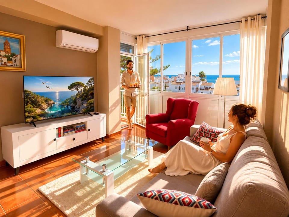 TV and multimedia, Living room, Seating area, internet, air conditioner
