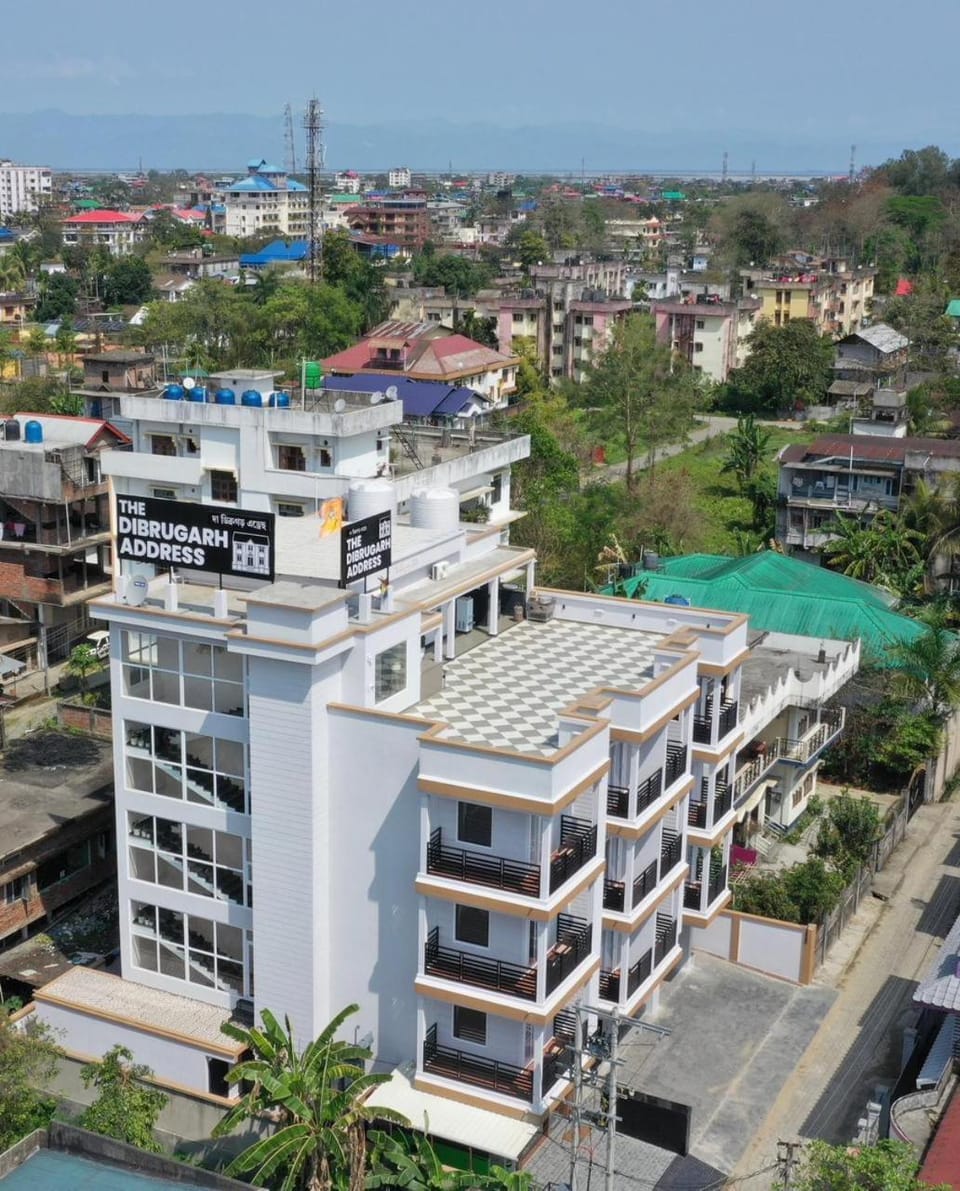 Property building, Bird's eye view, City view