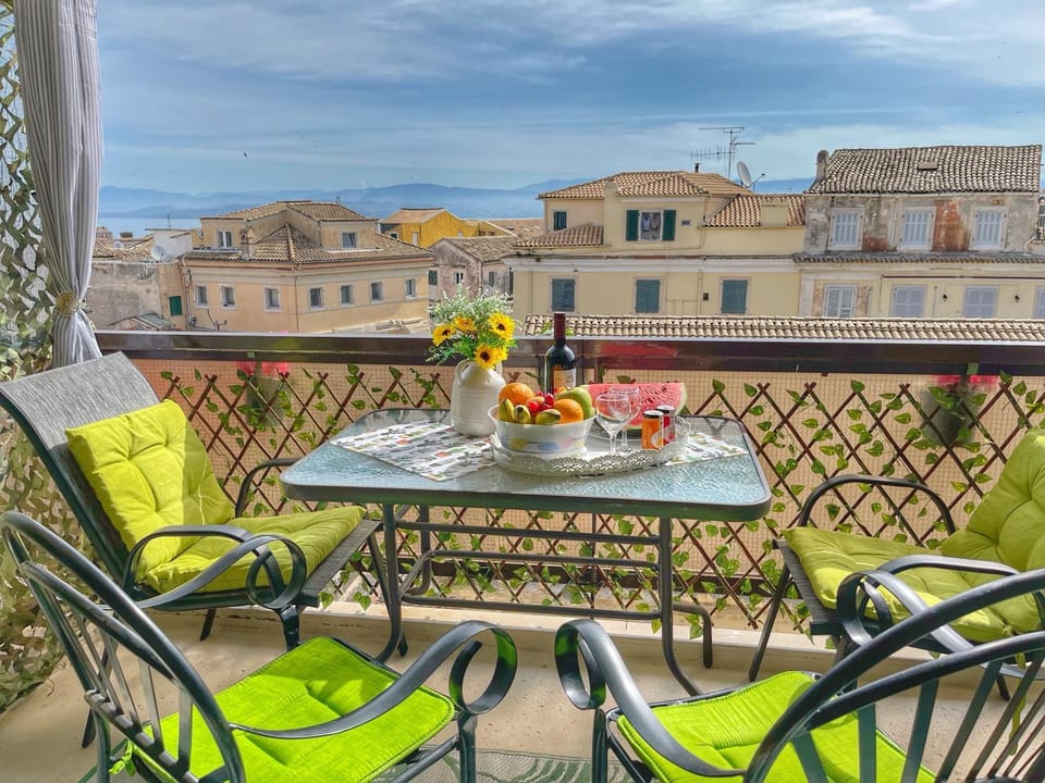 Corfu Panoramic View All The City Apartment in Corfu
