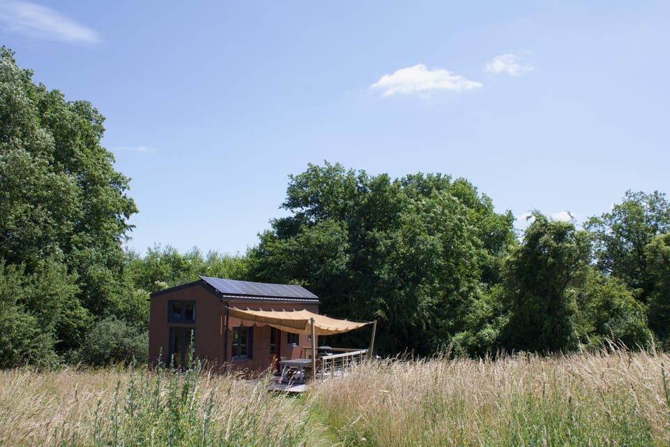 Tiny House Les Jours Heureux Sejour nature pres de Dinant et des Lacs de l Eau d Heure Nature lodge in Belgium