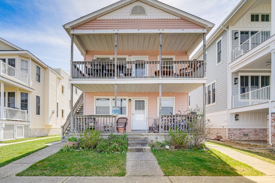 Walk to Beach: Ocean City Home w/ Deck & Views! House in Ocean City