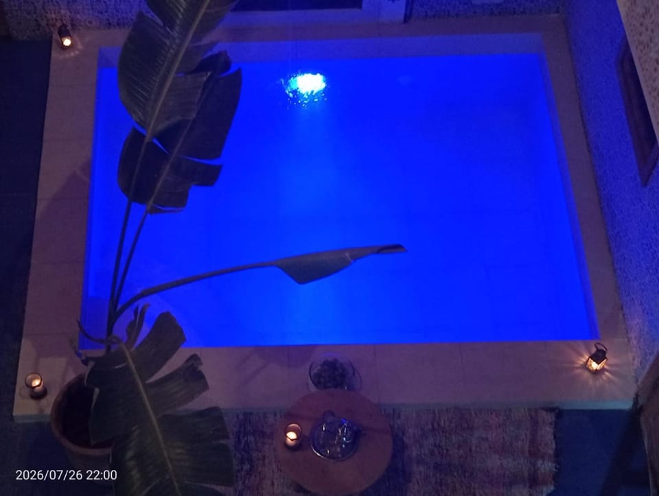 Night, Swimming pool
