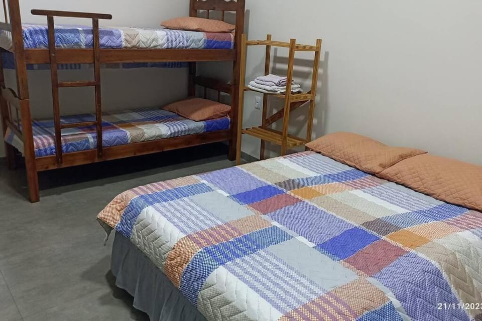 Photo of the whole room, bunk bed