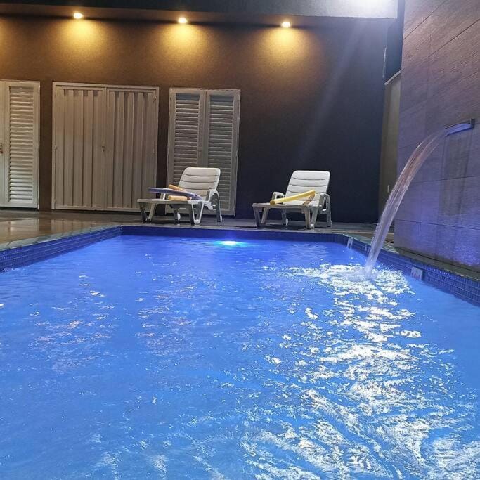 Pool view, Swimming pool, sunbed