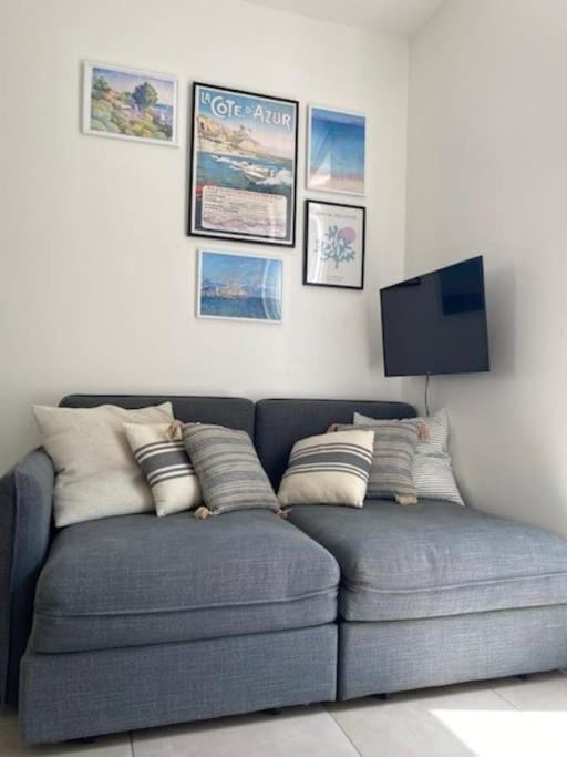 BEAU REZ DE JARDIN- Cannes Suquet - Clim- Calme - Lumineux- 15 minutes Palais des Festival Apartment in Cannes