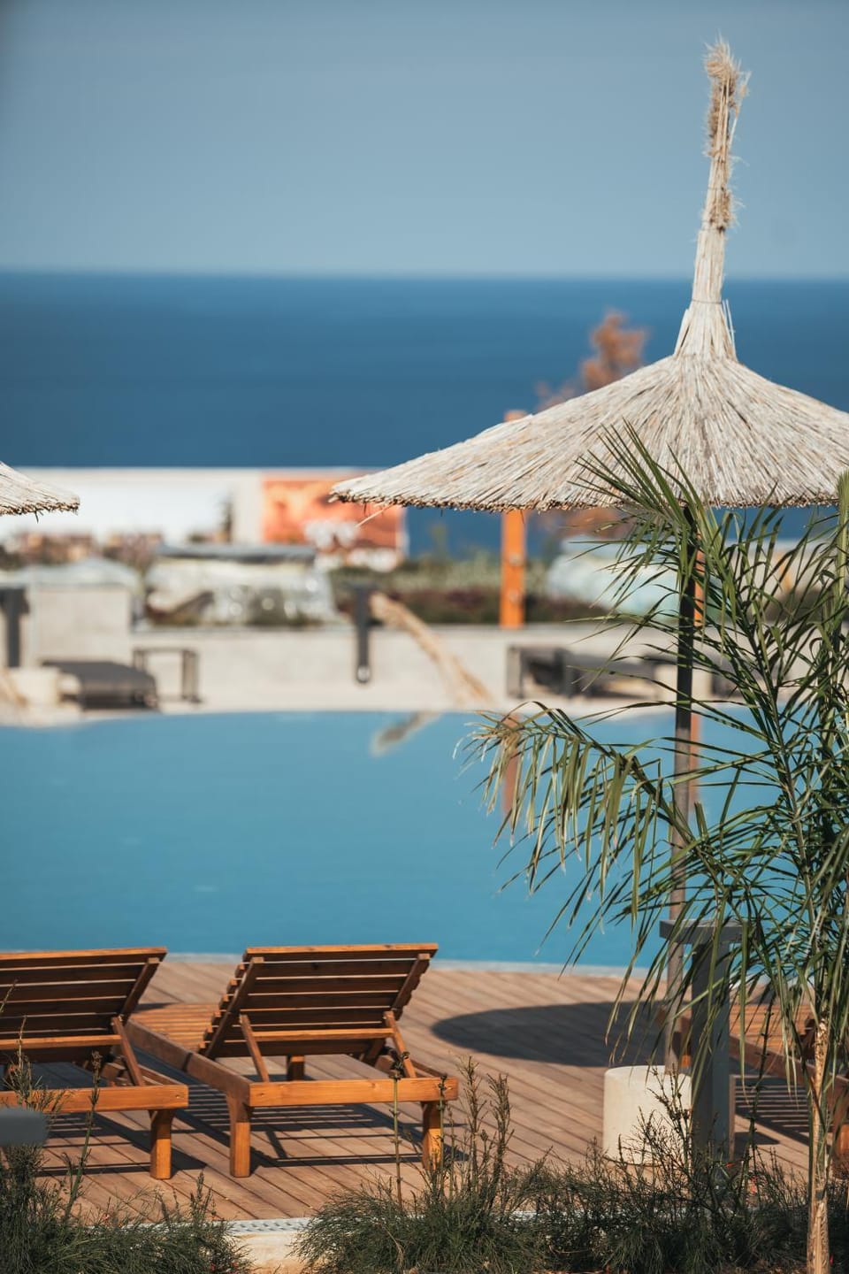Day, Natural landscape, Pool view, Sea view, Swimming pool, sunbed