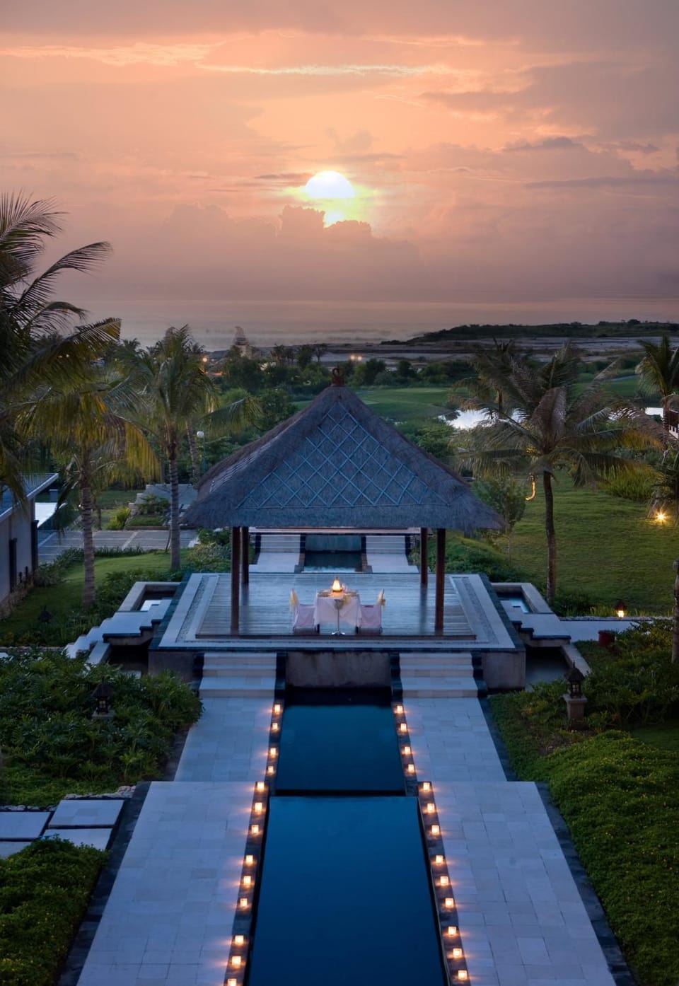 Garden, Sunset