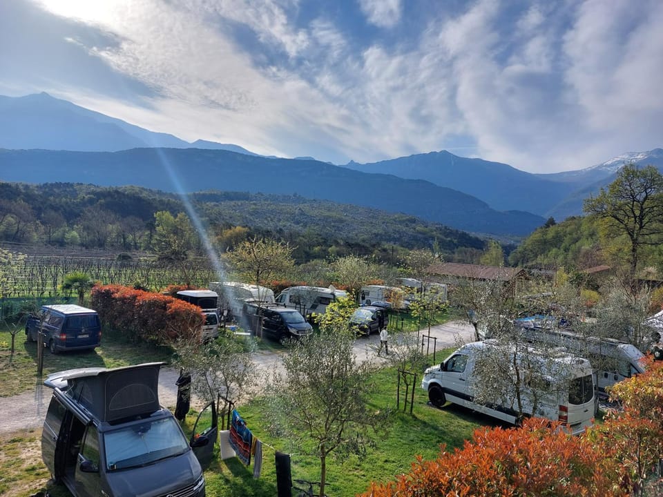 Spring, Natural landscape, Mountain view