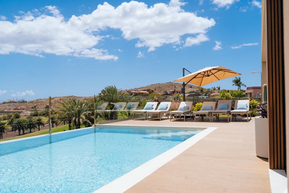 Patio, Natural landscape, Mountain view, Pool view, Swimming pool