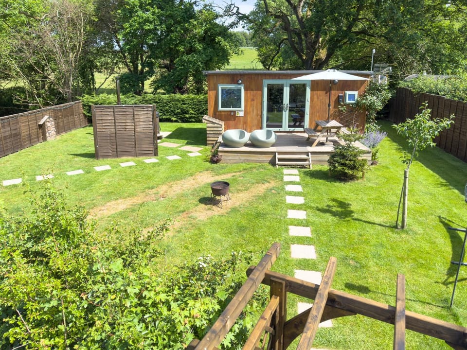 Property building, Garden, Garden view