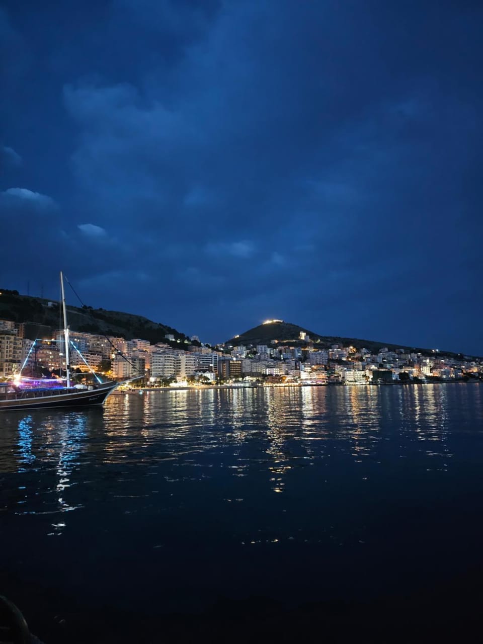 Night, Sea view