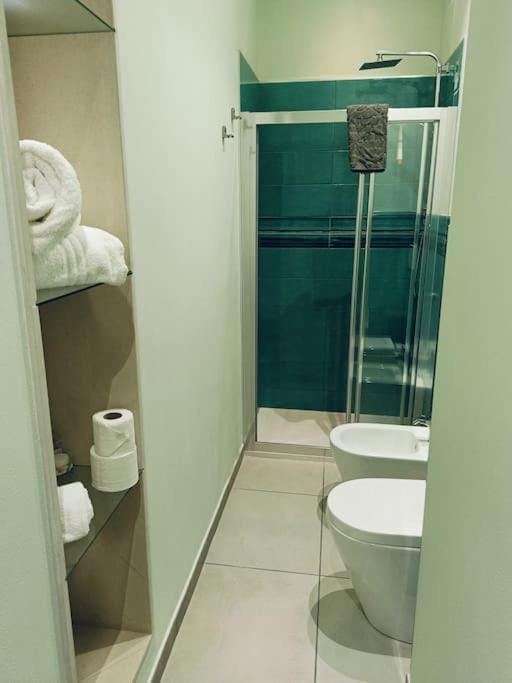 Shower, Toilet, Bathroom, bidet, towels
