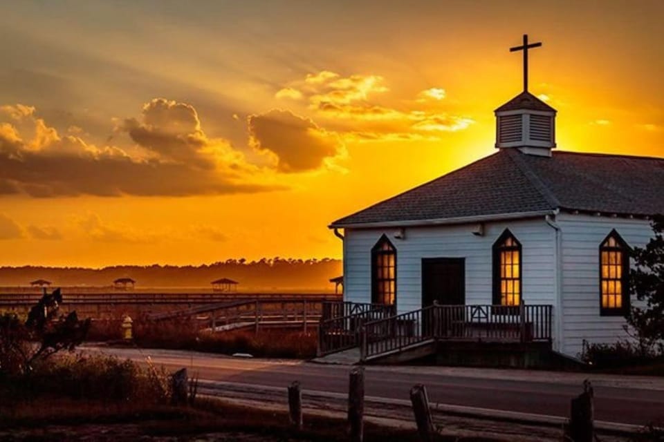Landmark view, Sunset