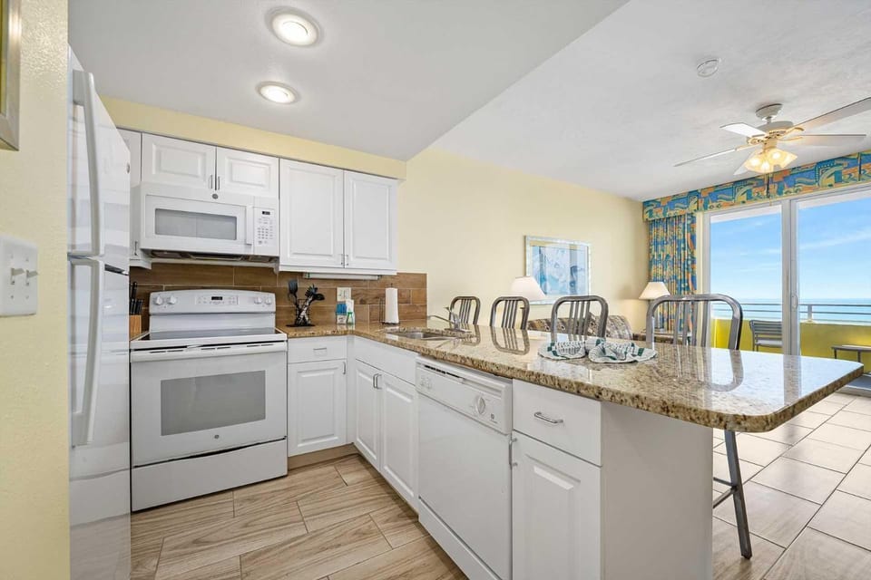 Luxury 14th Floor 1 BR Condo Direct Oceanfront Wyndham Ocean Walk Resort Daytona Beach | 1410 House in Florida