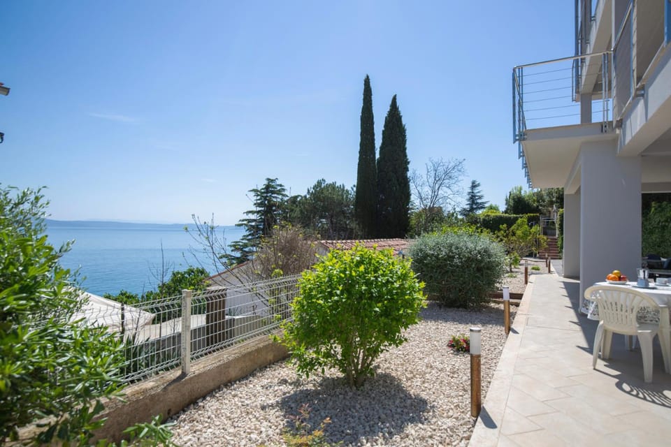 Garden, Sea view