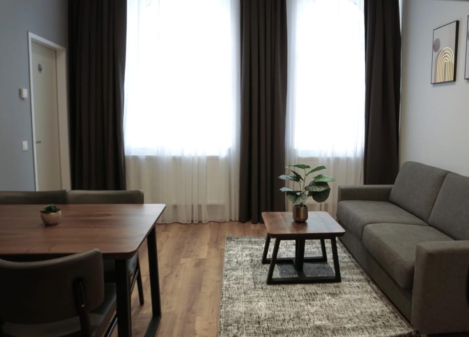 Living room, Seating area, Dining area
