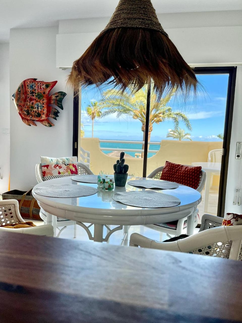 Natural landscape, Dining area, Sea view