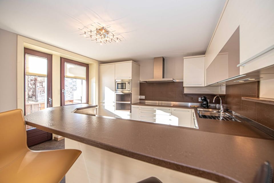 Kitchen or kitchenette, Dining area, dishwasher, minibar, pet friendly, stove