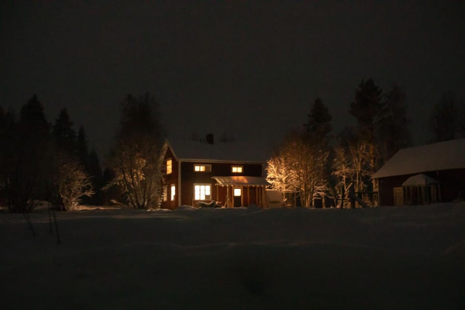 Schwedisches Bauernhaus House in Norrbotten County, Sweden
