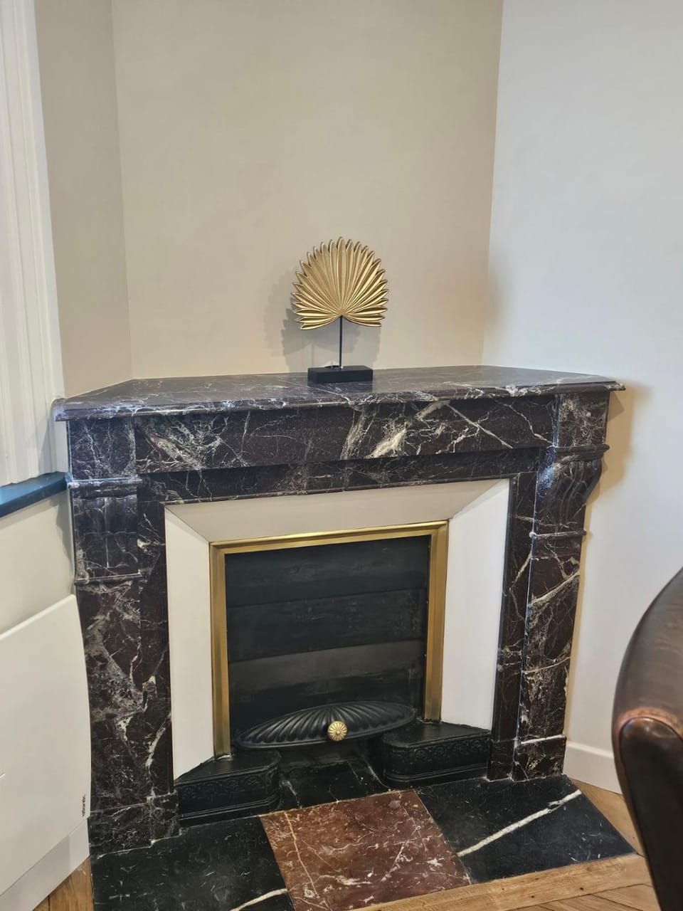 Decorative detail, fireplace
