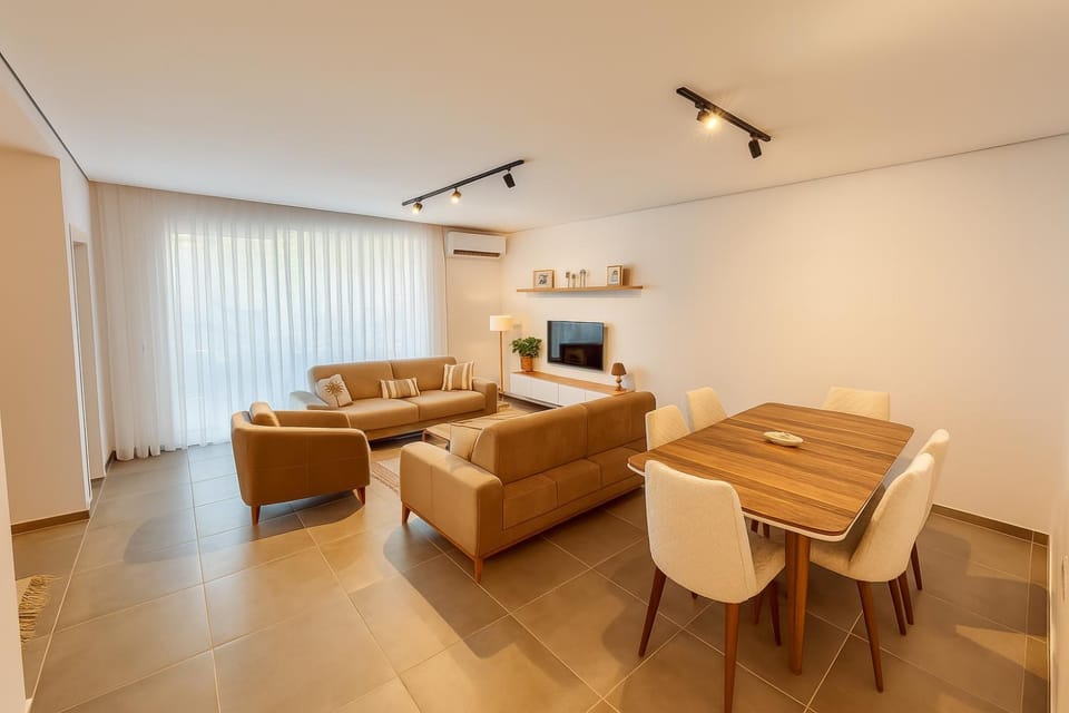 Living room, Dining area, Food