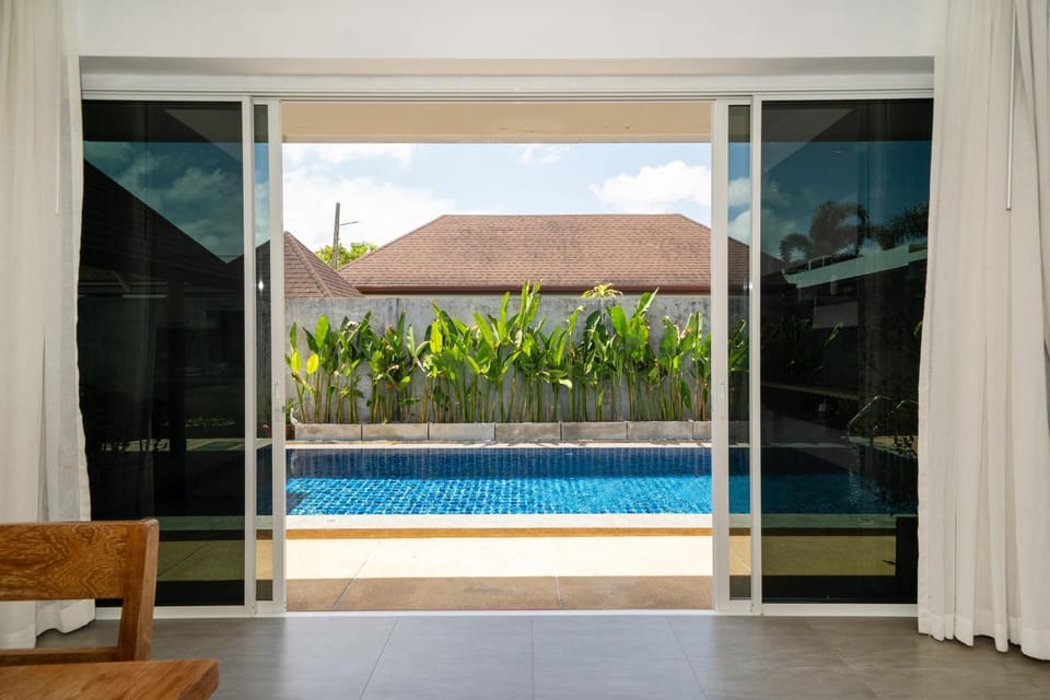 Bangtao villa 3 bedroom Free Airport Pickup from 7 days Villa in Choeng Thale
