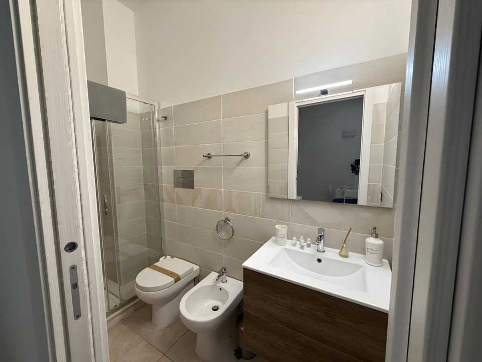 Bathroom, Living room