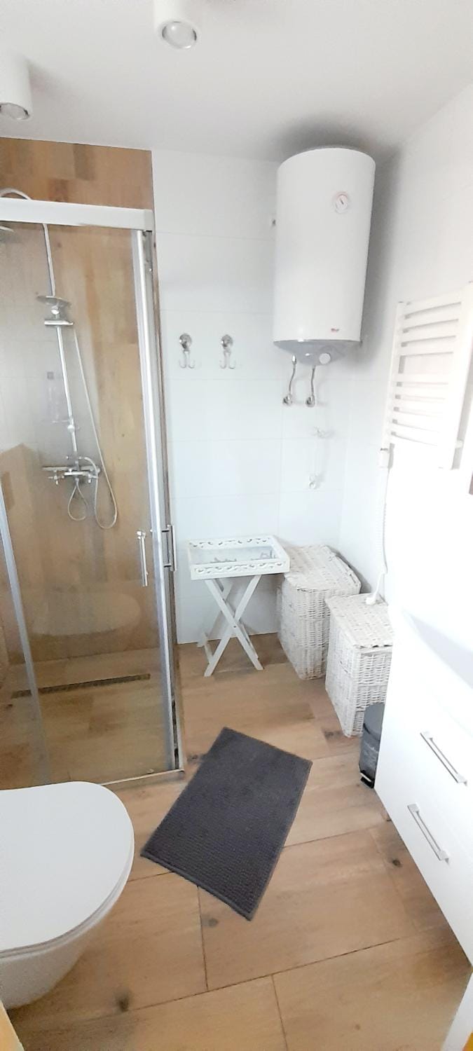 Shower, Toilet, Bathroom, towels
