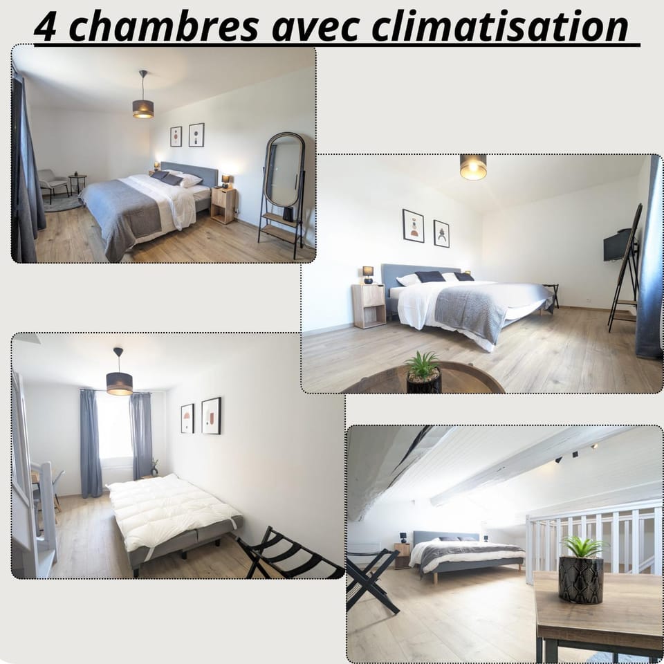 Bedroom, air conditioner