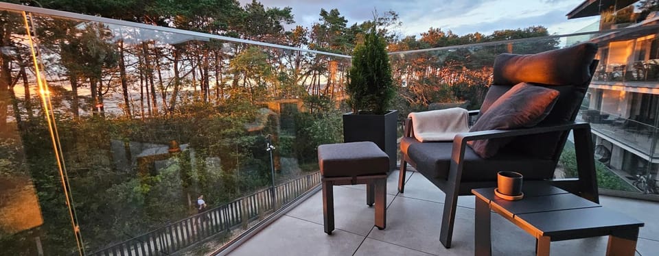 Natural landscape, View (from property/room), Balcony/Terrace, Sunset