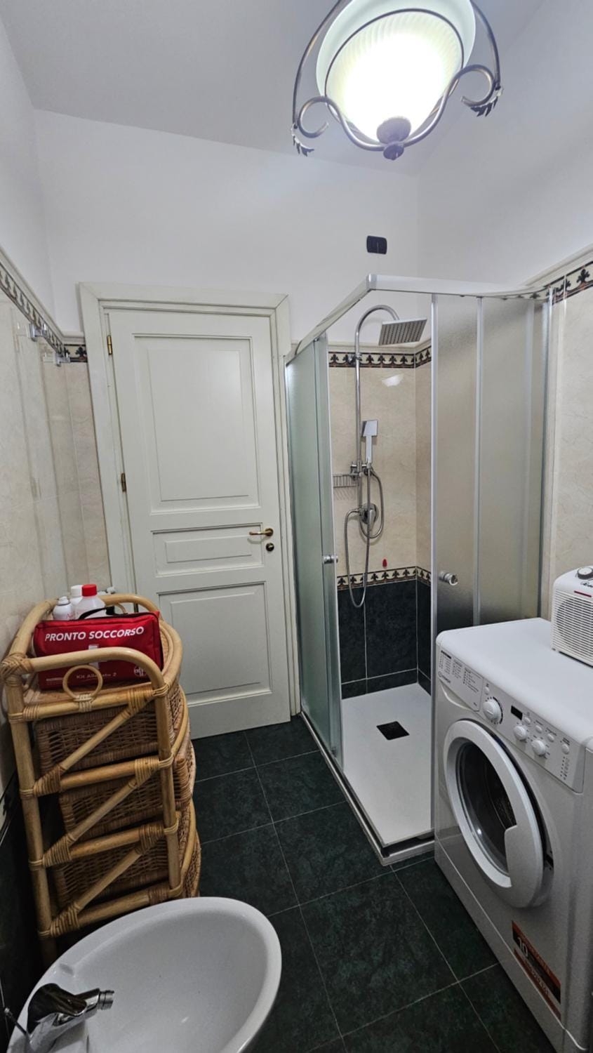 Shower, Bathroom, washing machine