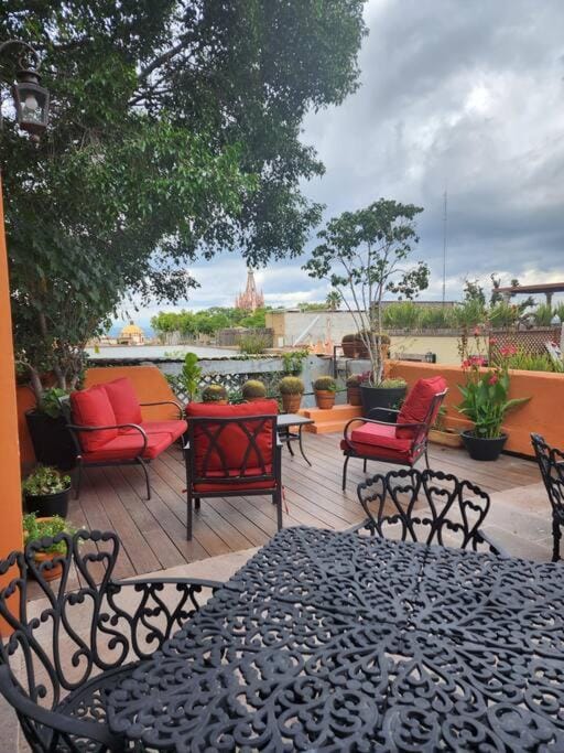 Patio, Natural landscape, View (from property/room), Balcony/Terrace, Living room