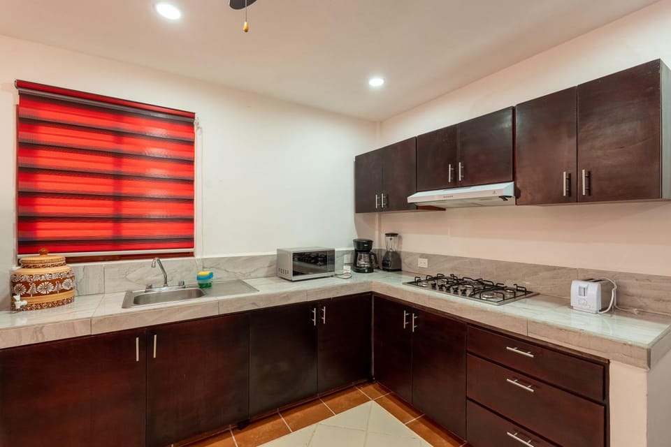 Coffee/tea facilities, Kitchen or kitchenette, minibar, stove, toaster