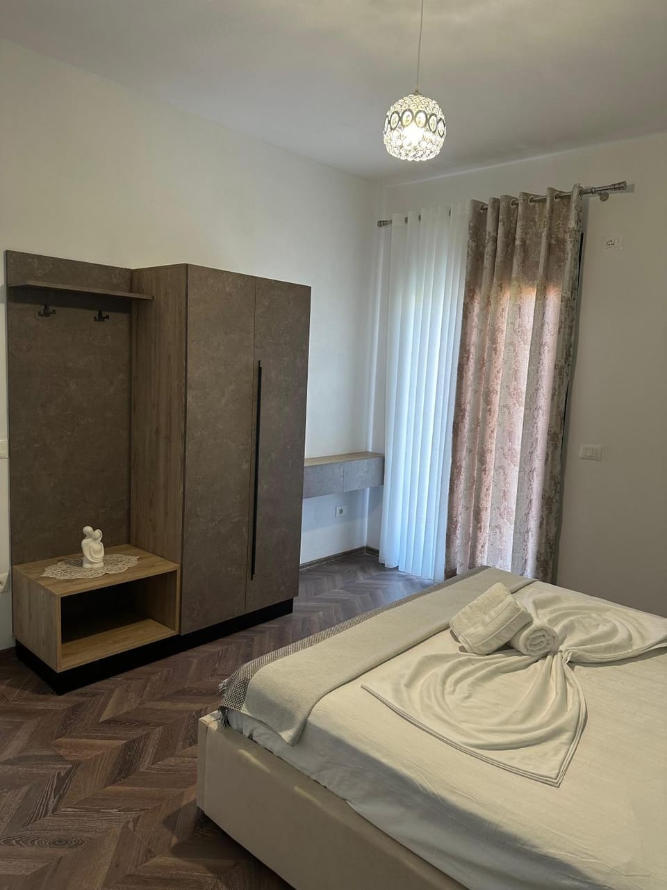 Bed, Photo of the whole room, Bedroom, wardrobe