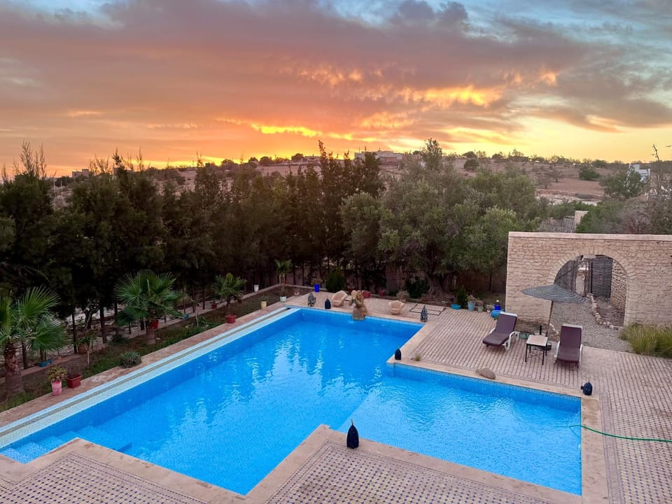 QUIET OASIS Luxury Stone Villa with Panoramic Views near Essaouira Villa in Marrakesh-Safi