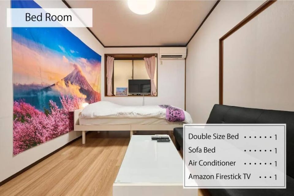 NEW！貸切アパート２DK４４㎡　駅２分渋谷駅電車１５分　コンビニ公園５秒Dベッド３台高速WIFI Apartment in Kanagawa Prefecture