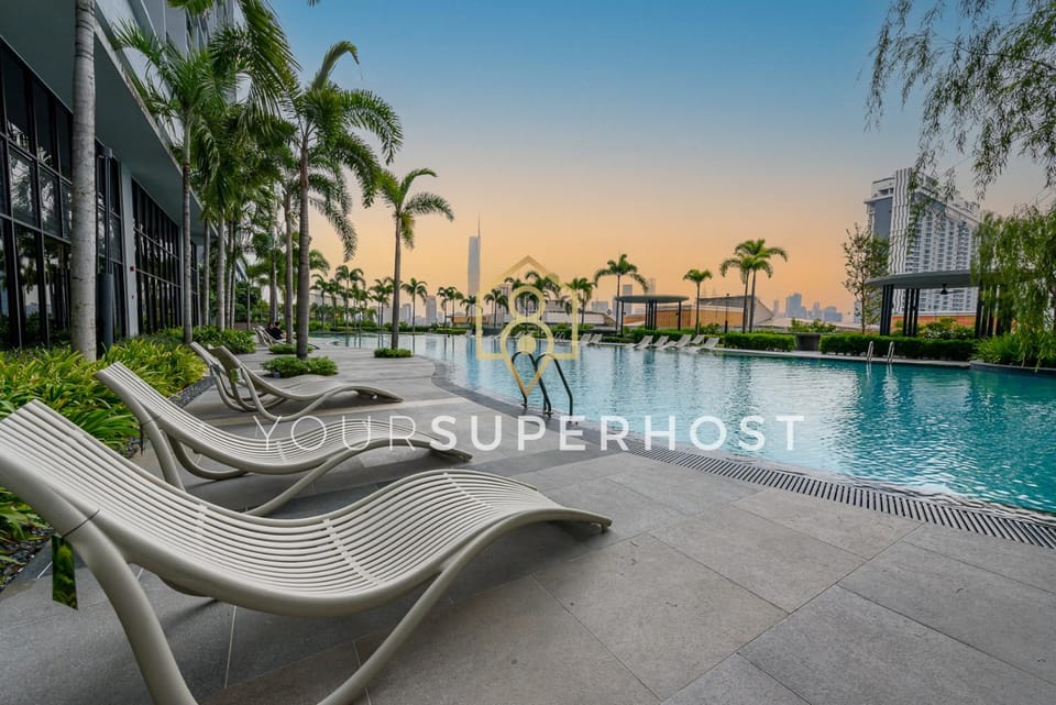 Day, Natural landscape, Text overlay, Pool view, Swimming pool, sunbed