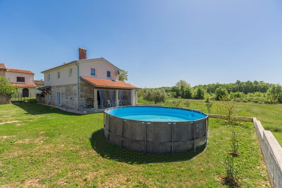 Spring, Day, Natural landscape, Garden, Garden view, Pool view, Swimming pool